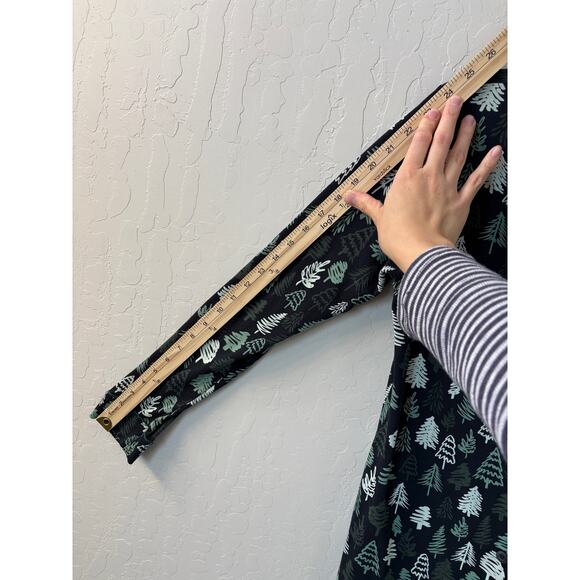 MeUndies Sz S Modal Button Down PJ Dress Long Sleeve Tree‎ Christmas Print - Picture 7 of 8